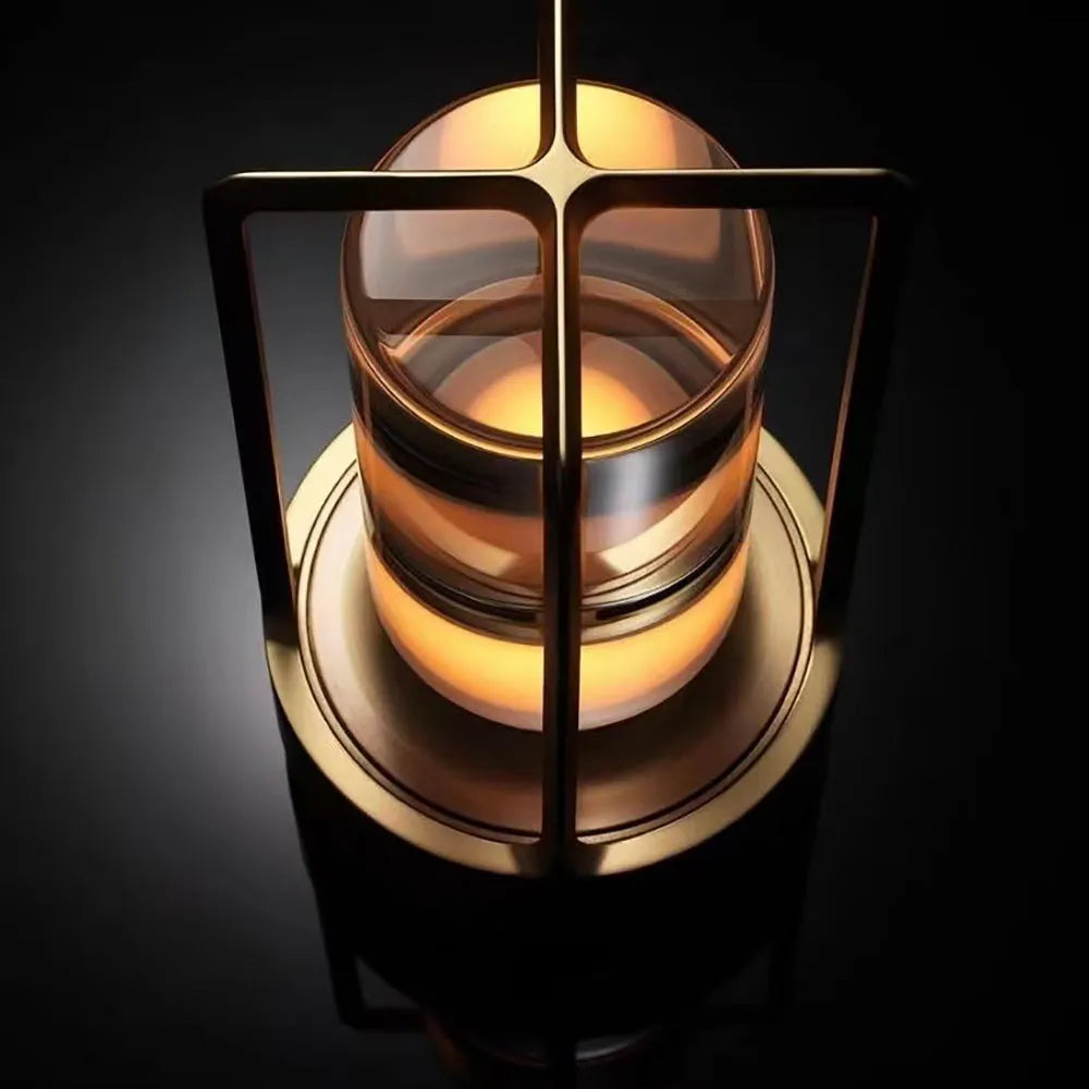 Vibe Geeks 3 Color Cordless Crystal Table Lamp Touch